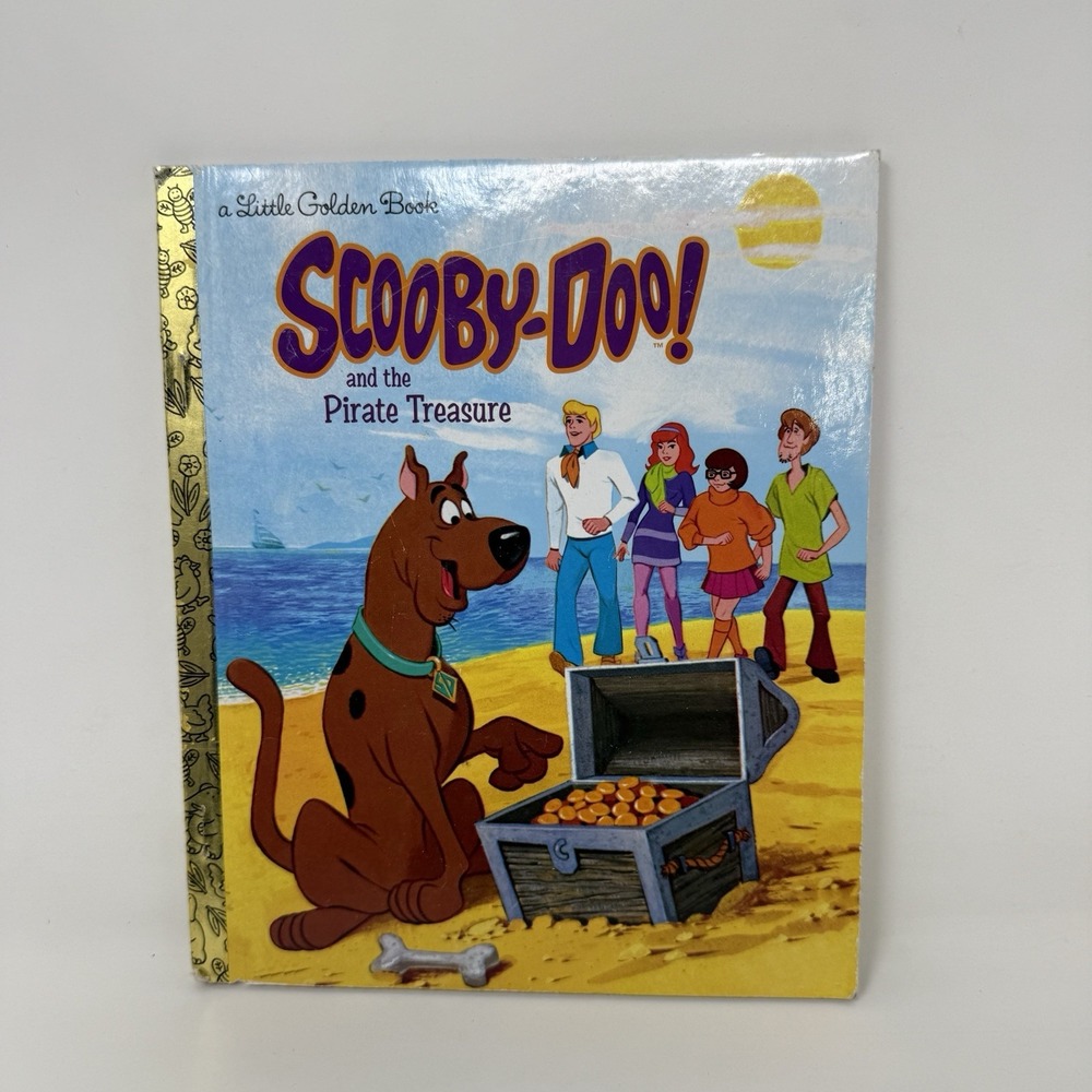 Vintage A Little Golden Book Scooby Doo! And The Pirate Treasure 2020 #8023